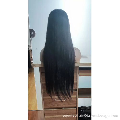Wholesale 100% Virgin Hair Transparent Swiss Lace Wigs,Brazilian Straight Lace Front Wig Human Hair Wig